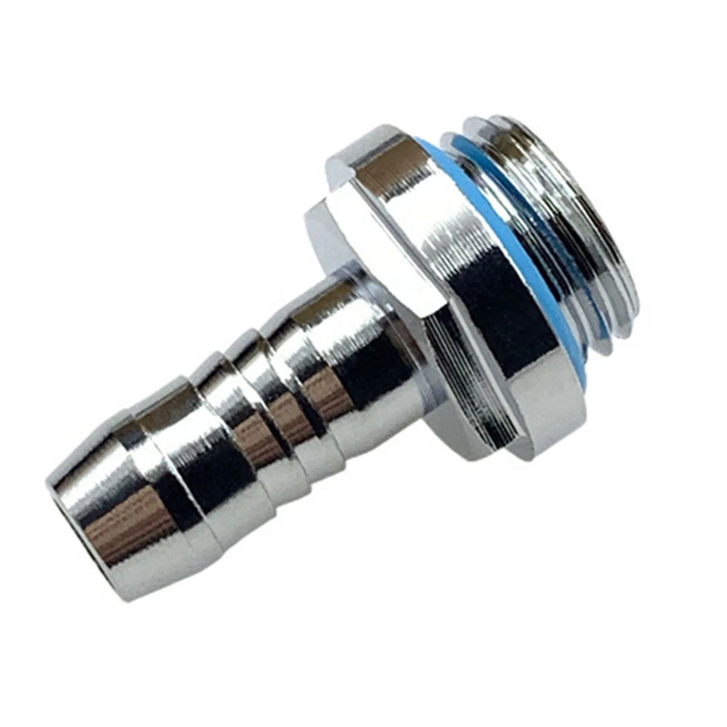 Water Cooling Barb Fitting 2-Touch G1/4 Thread Hose Pagoda Connector with Waterproof Sealing Ring, 4–14mm
