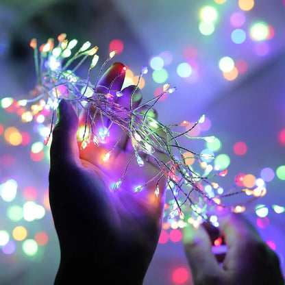 USB Powered 3/6M Remote Control Fairy Lights for Wedding Christmas Party Garden Decoration Firecracker String LED Lights