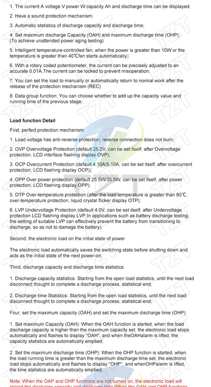 KZ35 Constant Current Electronic Load USB Type-C QC2.0 QC3.0 AFC FCP Trigger Battery Tester Discharge Capacity Meter