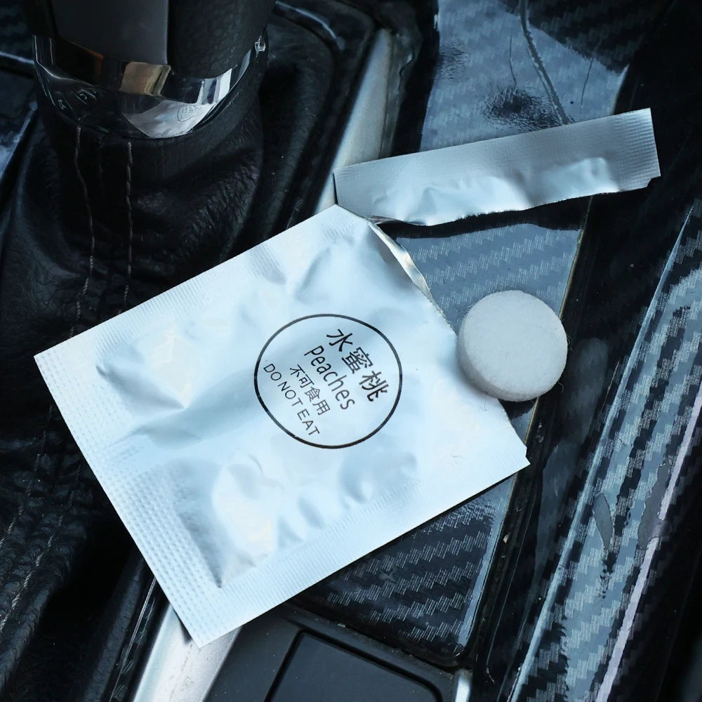Car Air Freshener Solid Perfume Tablets Air Vent Perfume Refill Fragrances Car Interior Perfume Diffuser Tablet Accessories