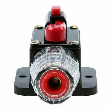 Efficient 12V 24V DC Car Audio Circuit Breaker Fuse Holder Includes Waterproof Features and Manual Reset for Optimal Protection