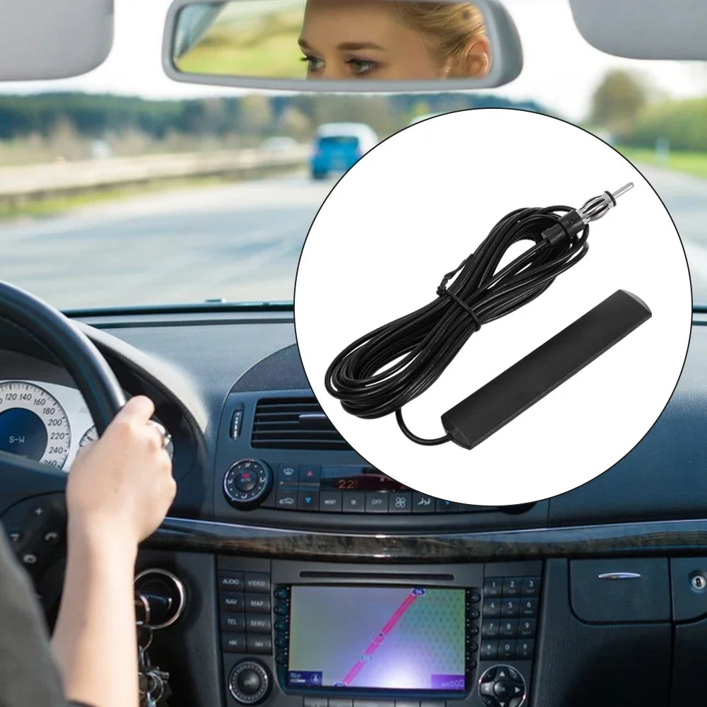 Universal Car FM Antenna Signal Amplifier 3M/5M Signal Boost Device