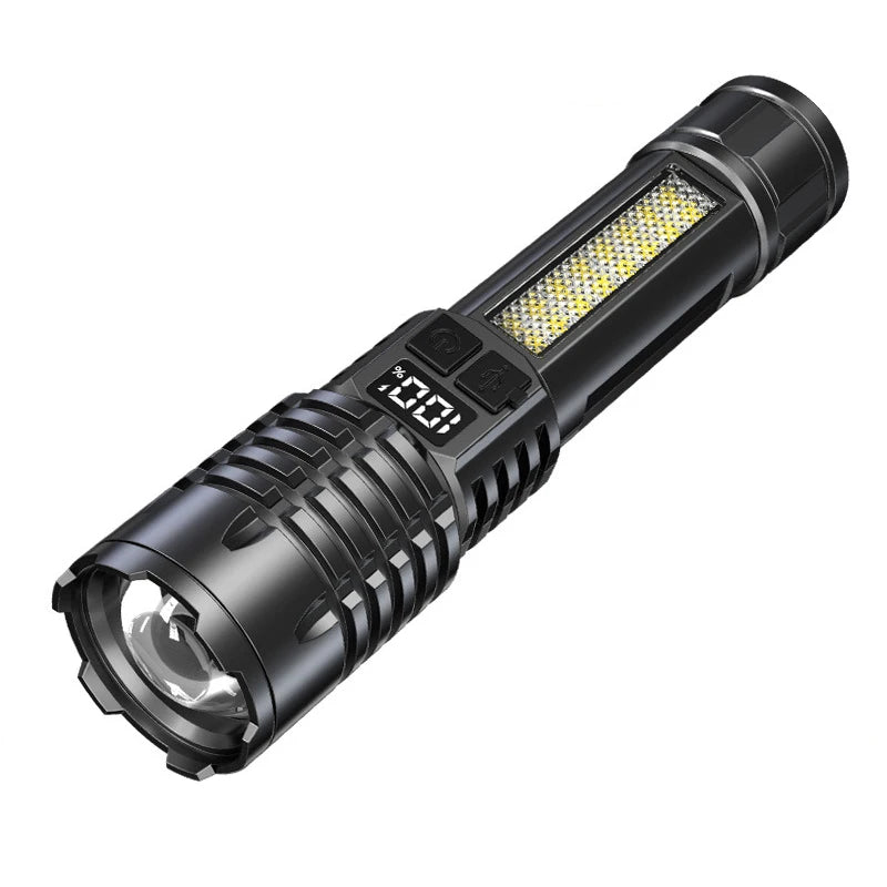 19000000LM Super Powerful Flashlight Rechargeable LED Torch COB Lantern
