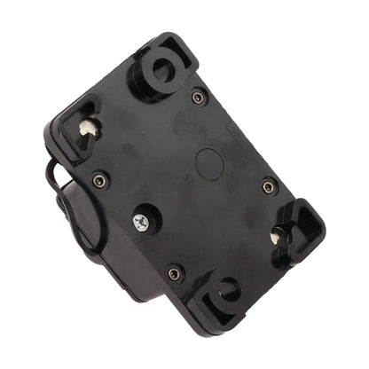 Color Black Manual Reset Fuse Sealed And Waterproof M6 Connection Studs Manual Reset Switch Protective Rubber Cap