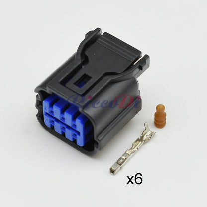 1 Set 0.6mm Series 6 Way Sealed Automotive Connector for Hyundai Kia AC Assembly HP281-06020 HP291-06040 HP285-06021