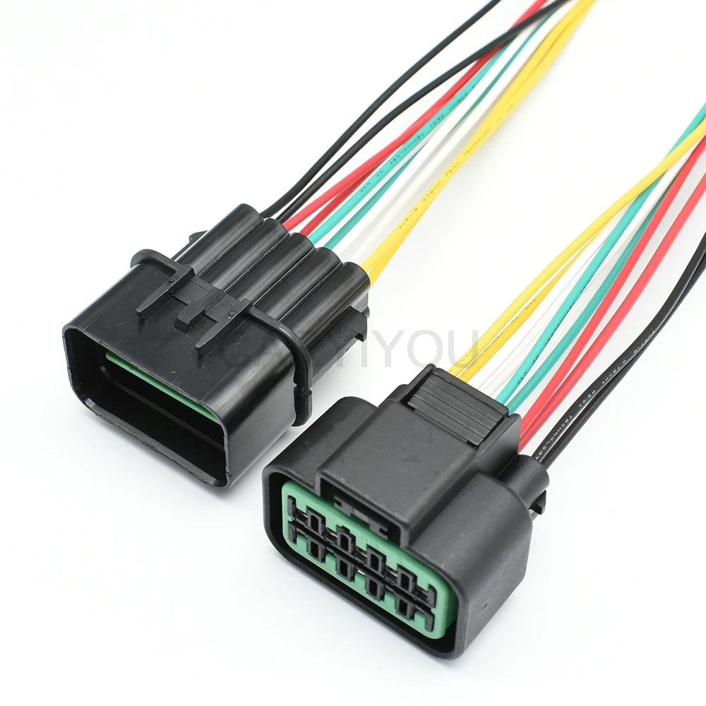 PB625-10027 / PK501-10020 Automotive 10-Pin Waterproof Connector — Female Male Plug for Car & Motorcycle