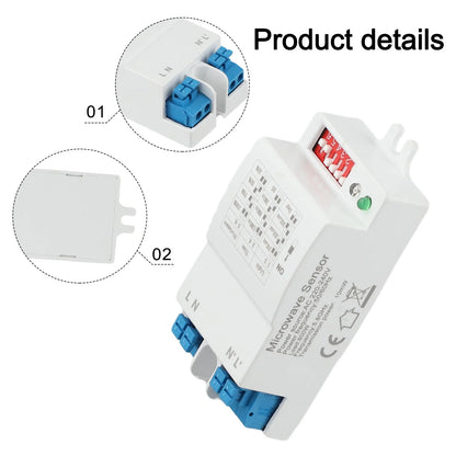 High Temperature Safety Sensor Induction Switch Microwave Sensor Switch Indoor Installation Low Power Consumption