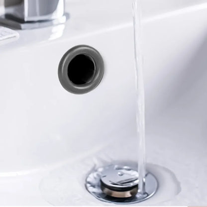 Sink Overflow Ring Cover Plug Bathroom Basin Drain Hole Cap 4/1PCS