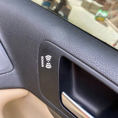 Car Window Buttons Sticker Car Instrument Panel Console Switch Sticker Novelty Car Interior Fake Button Decoration Accessories