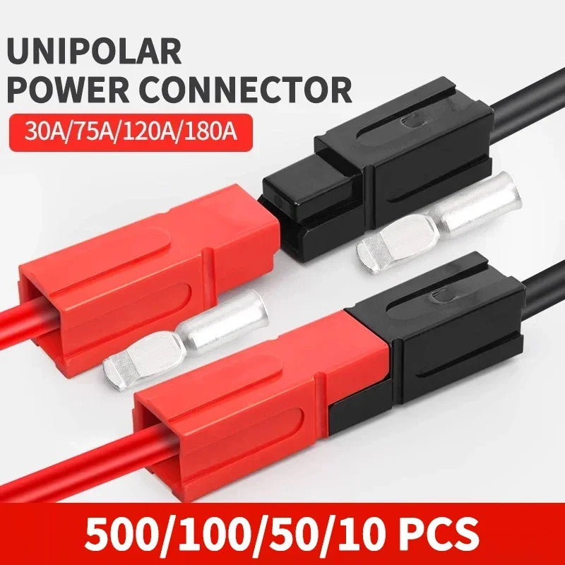 Single Pole SB30 Plug 30A 600V DC Battery Connector UPS Power High Current Quick Plug