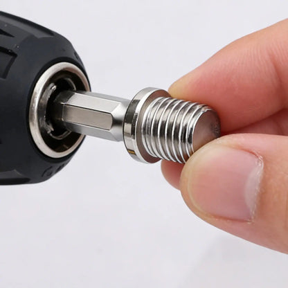 Drill Adapter M10/M14 Chuck Conversion Rod — Triangle / Round / Hex Shank for Grinder Polishing Discs