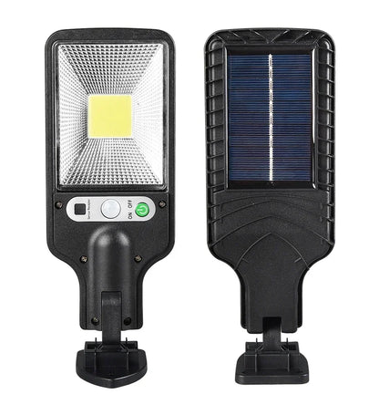 Outdoor LED Solar Light 72COB Motion Sensor Solor Wall Lamp with Remote Control 3 Modes for Garden Patio Yard Garage Lighting