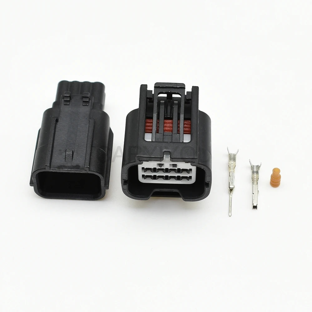 7282-2148-30 / 7283-2148 Automotive 8-Pin Waterproof Headlight & Radar Connector — Cable Socket Plug