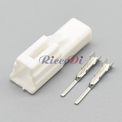 DJ7026C-1.2-21 Automotive 1.2mm 2-Pin Unsealed Wire Harness Connector Female Socket