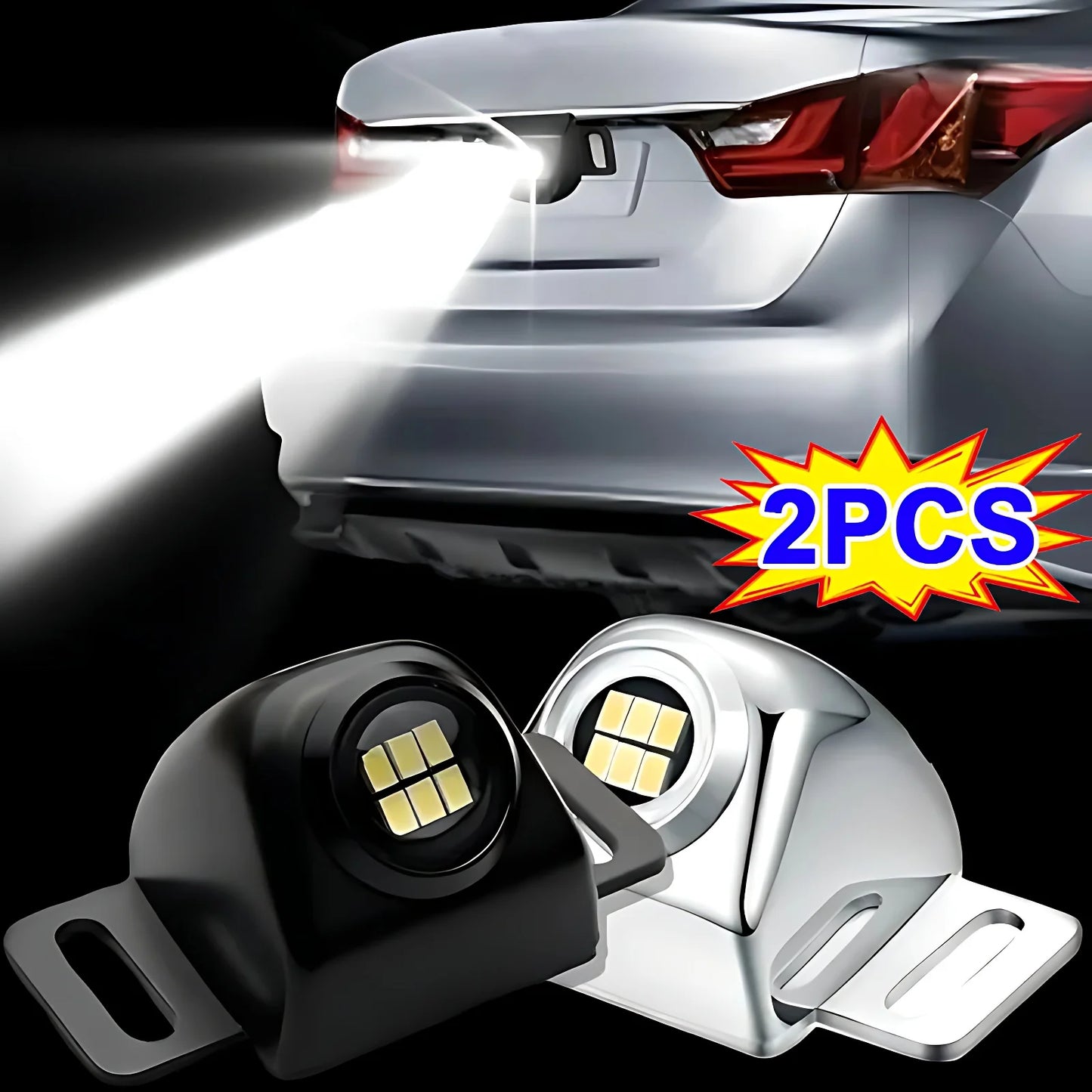 High Brightness Car Reverse LED Light Universal Warning Parking Lamp