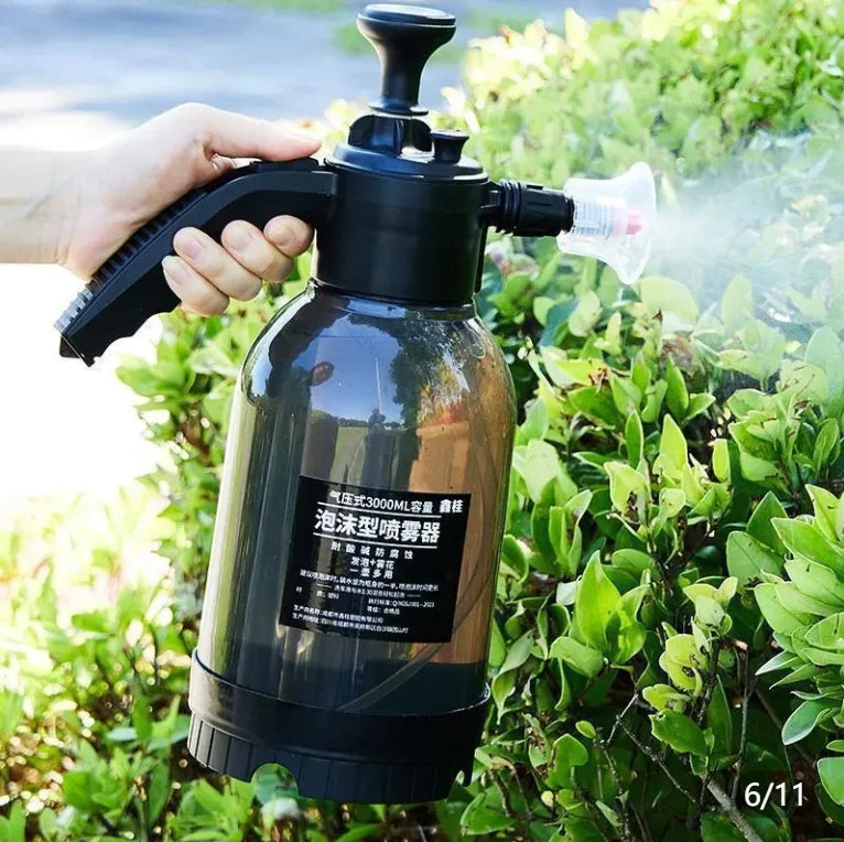 Hand-Pump Foam Spray Nozzle for Car Wash Watering Can 16mm Interface | Replaceable Foam Sprayer Head