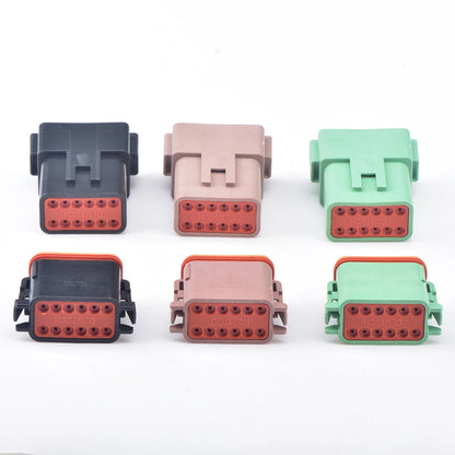 12 Pin Deutsch DT Waterproof Connector DT06-12SA DT04-12PA Plug