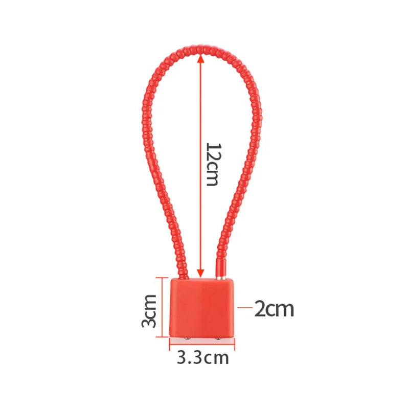 Steel Wire Padlock with Key Anti-theft Cabin Lock