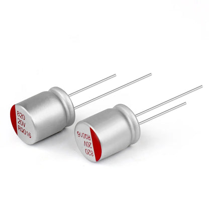 DIP Solid Electrolytic Capacitor 16V 47uF–1500uF for Graphics Card and Motherboard Applications