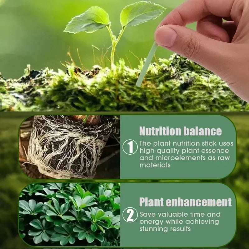 Plant Slow-release Sticks Nutrient Stick Universal Indoor Potted Flower Pot Plants Fertilizer Bars Enhancer Garden Accessories