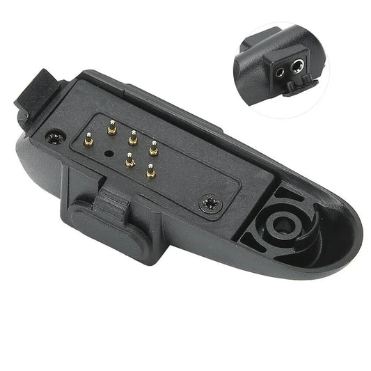 Plastic Intercom Audio Adapter Suitable For Baofeng BF-A58 BF-UV9R UV-9RPlus Walkie-talkies With M-type 2-pin Headphone