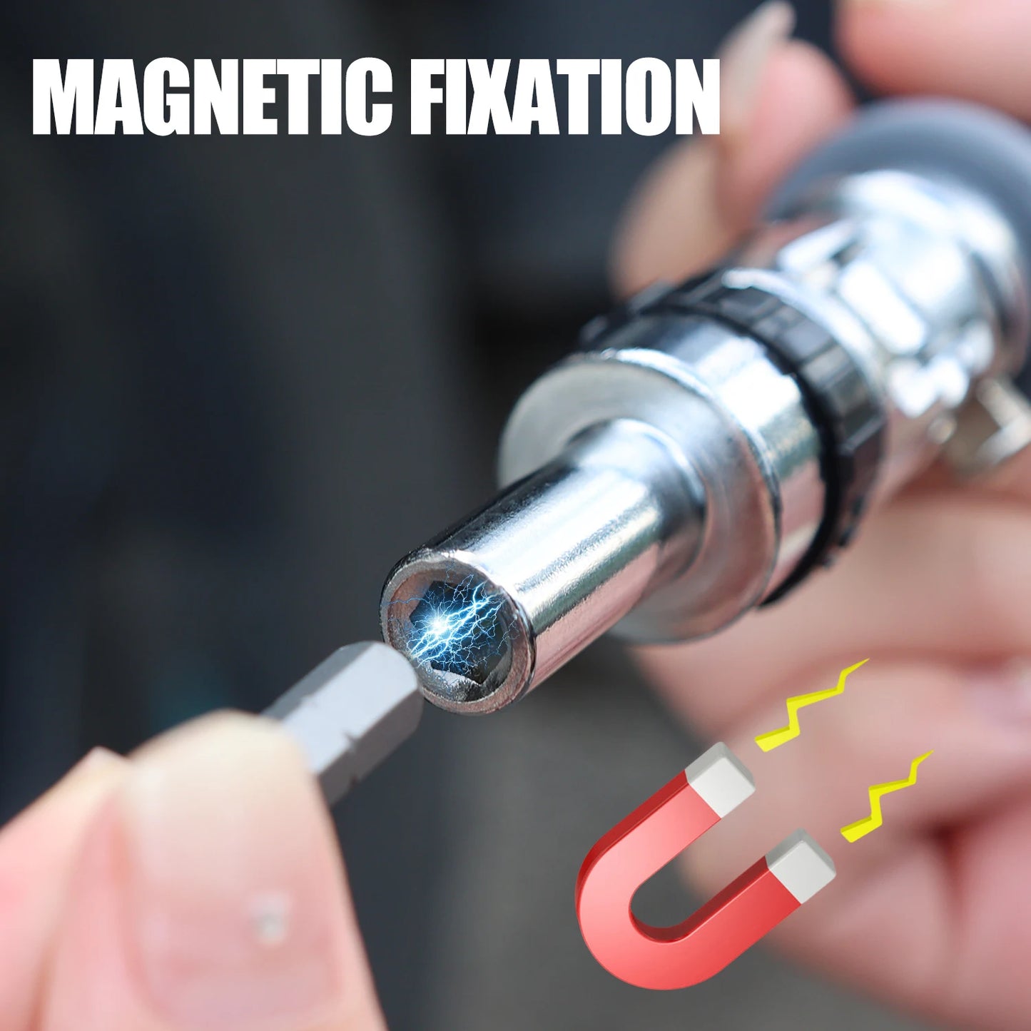 11-in-1 Ratchet Screwdriver Set – Telescopic Two-Way ABS Handle Multifunctional Bits Driver with Forward & Reverse Adjustment