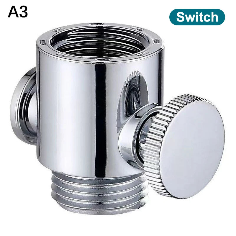 Aluminum Alloy Silver Bidet Anal Enema Shower Head Anus Cleaning Wash Douche Portable Sprayer Thread