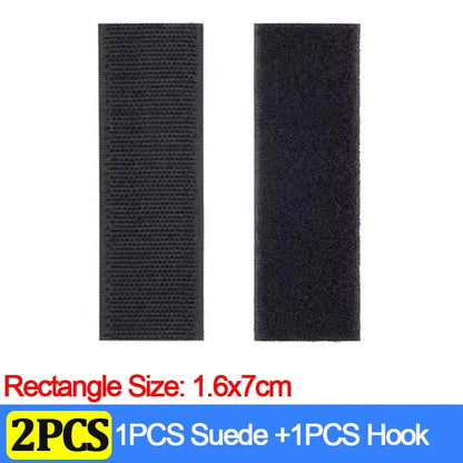 100/2pcs Carpet Fixing Stickers Double Faced High Adhesive Car Carpet Fixed Patches Home Floor Foot Mats Anti Skid Grip Tapes