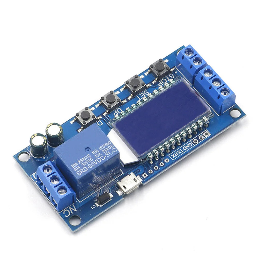1pcs Timer Relay Industrial Timer Relay 5V/12V/24V Timer Module Switch With LCD Display Relay Module Electronic Components