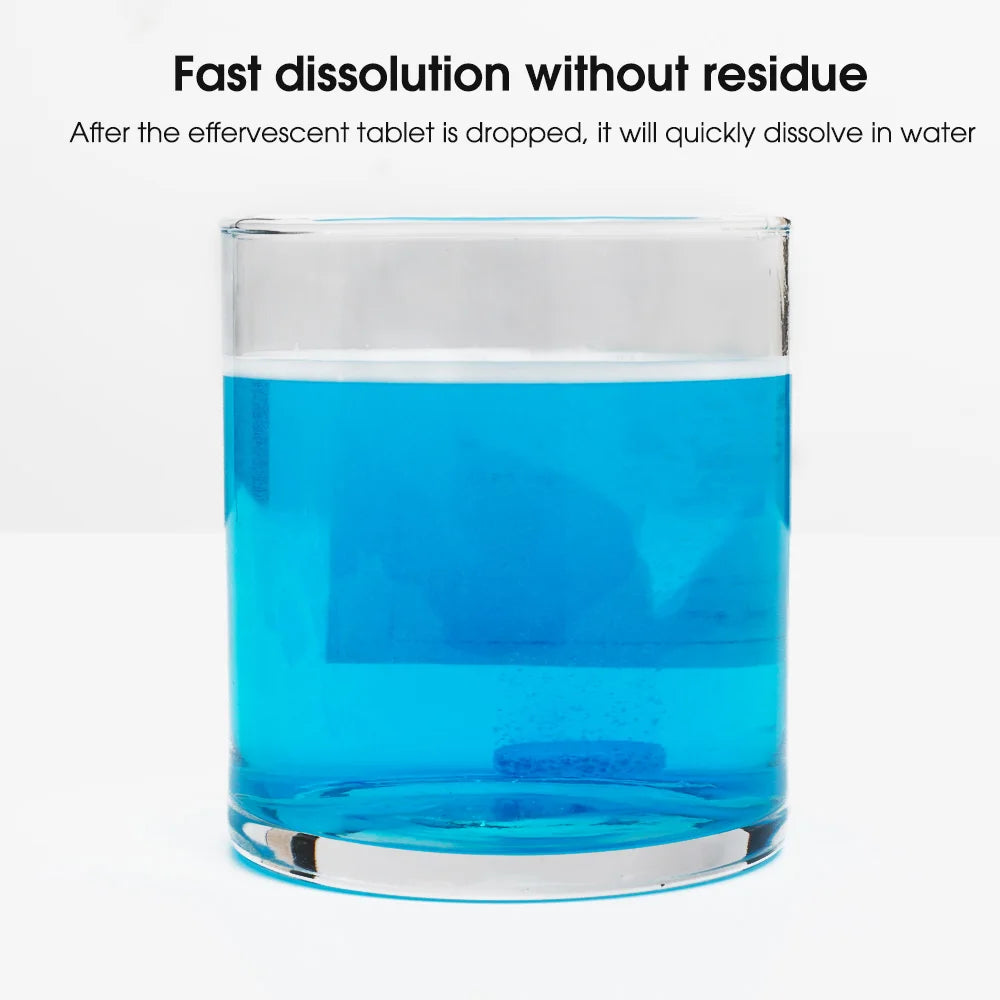 100/10pcs Car Glass water Cleaner Effervescent Tablet Auto Window Solid Cleaning Automobile Car Glass Wiper Washing Tablets