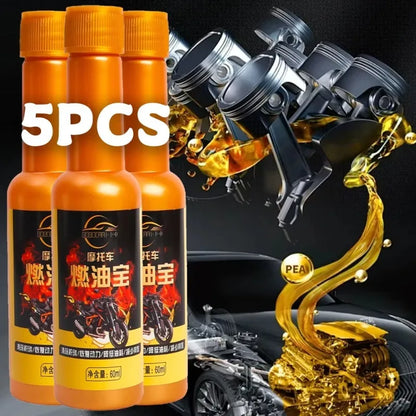 60ml Motorcycle Fuel Additive Electric Scooter Oil Tank Engine Carbon Removal Cleaning Agent Fuel Treasure Combustion Improver
