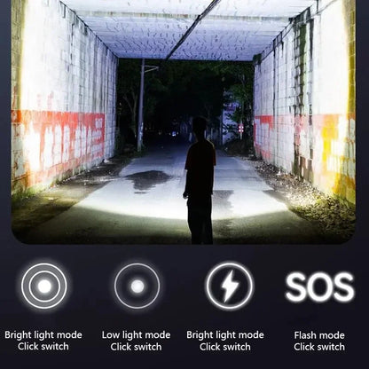 COB Work Light USB Rechargeable Lamp Flashlight Mini Keychain Light with 90° Foldable Side Lights Super Bright Portable Lanterns