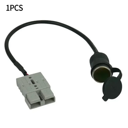 50 Amp For Anderson Plug To 16A Female Cigarette Socket Adaptor 300mm 12/24v 12AWG For Refrigerator Caravan Camping Trailer