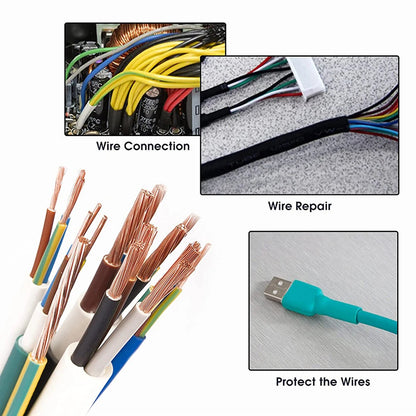 328PCS Heat Shrink Tubing Set 2:1 Shrink Ratio Heat Shrink Cable Sleeve 8 Sizes Electrical Equipment & Supplies Accessories