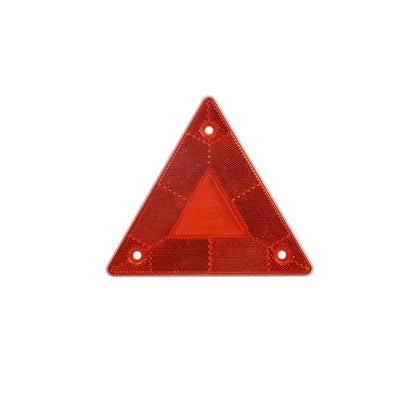 4/1pcs Triangle Warning Reflector Truck Stop Warning Sign Plate Rear Light Safety Reflective Sign Board Red Warning Reflector