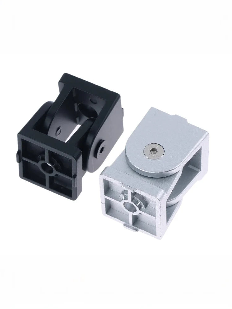 Zinc Alloy Hinge Industrial Aluminum Angle Connector for 20/30/40 Profiles