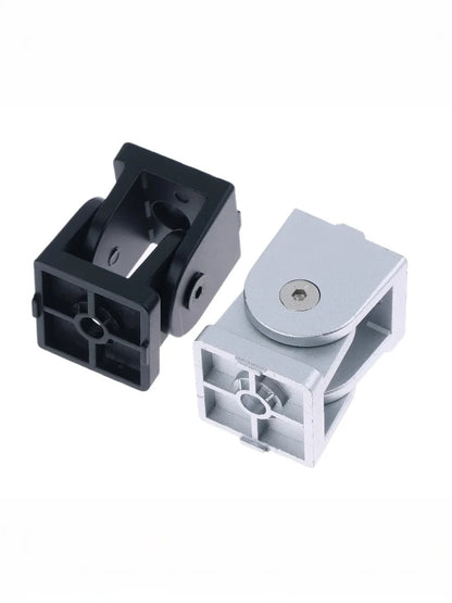 Zinc Alloy Hinge Industrial Aluminum Angle Connector for 20/30/40 Profiles