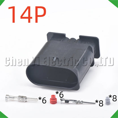 14 Pin Headlamp Connector 1-2294950-1 A0005459619 For Benz C200 E260 GLC