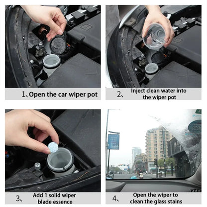 Car Windshield Cleaner Tablets Effervescent Glass Cleaning Tablets 300/10pcs