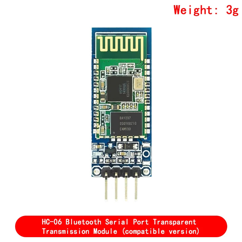 HC-05 HC-06 Bluetooth Serial Module Master-Slave 6Pin/4Pin Wireless Pass-Through for Arduino