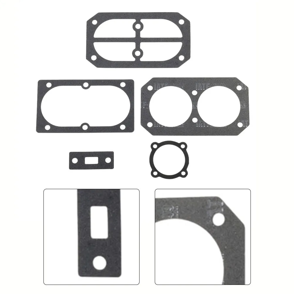 Air Compressor Valve Plate Gaskets &amp; Washers Repair Kit — Replacement Seal Set for Air Compressor Maintenance