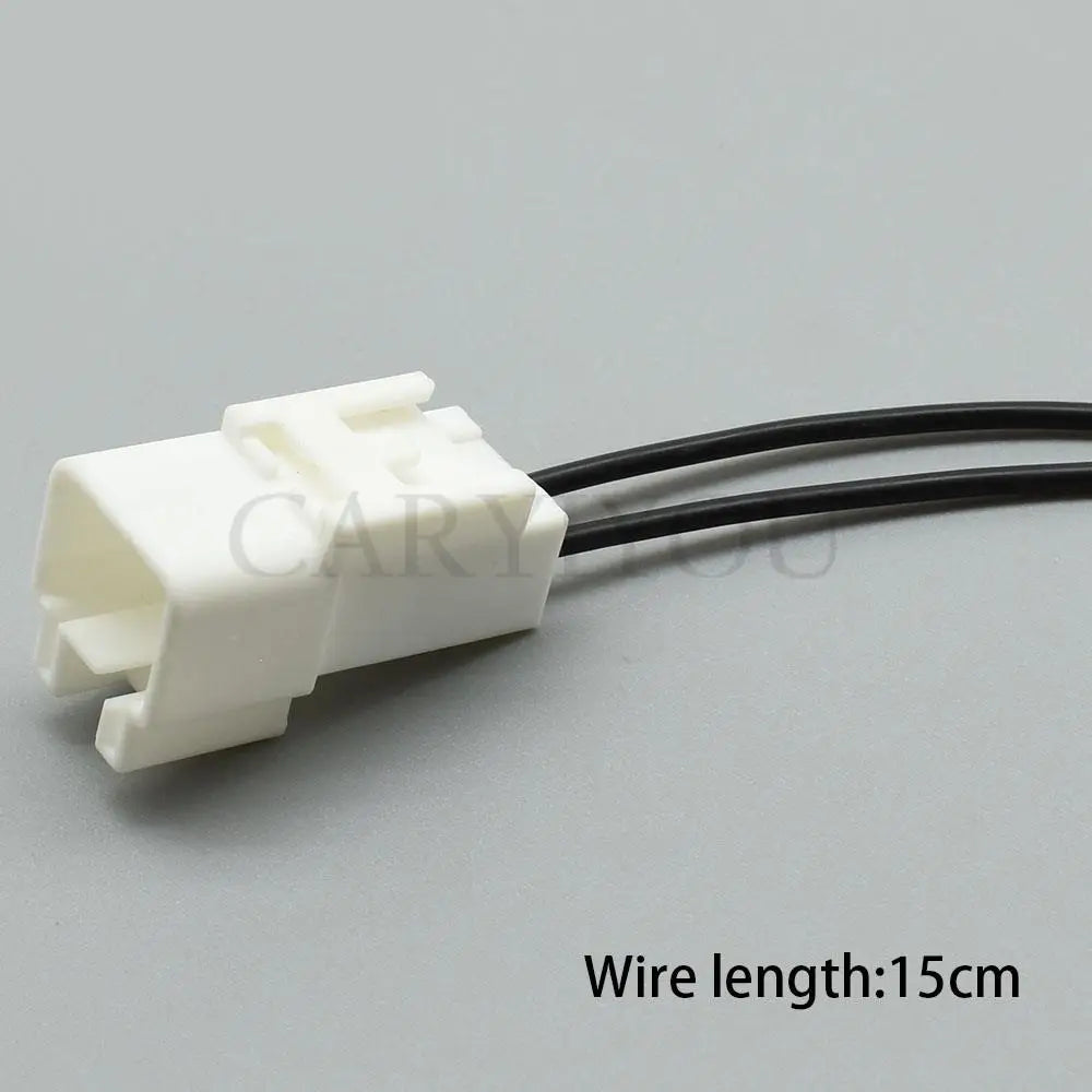 sealed 2 pin automotive connector plug for secure vehicle wire harness applications
