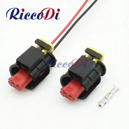 2 pin sealed automotive wire harness connector male female plug for reliable car electronics