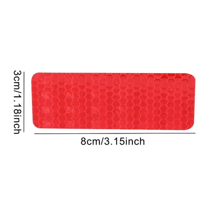 Car Bumper Reflective Safety Strip Stickers – Warning Reflector Tape for Auto Exterior & Interior (10pcs)