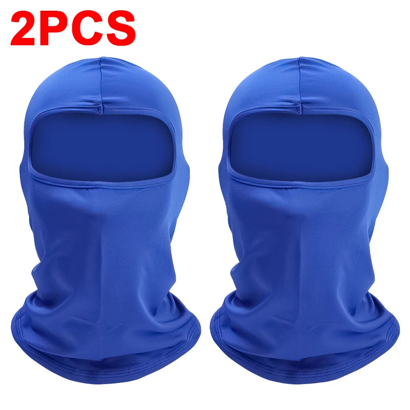 Breathable Ice Silk Cycling Balaclava Face Mask Neck Cover