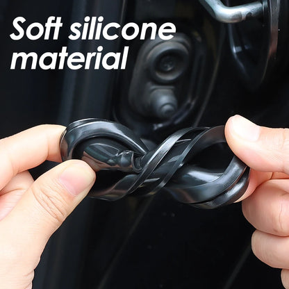 Universal Car Door Shockproof Silicone Cushion – Mute Shock Absorber Protective Cover for Door Latch (8/1PCS)