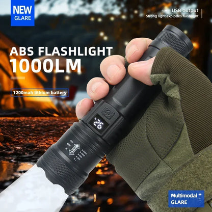 1600000LM Super Bright LED Flashlight – USB Rechargeable Long Range Tactical Torch Waterproof for Camping & Fishing