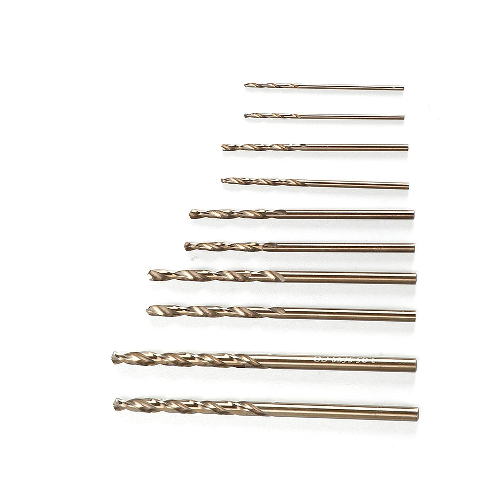 HSS M35 Cobalt Drill Bit Set 1–3mm for Stainless Steel Auger High-Quality Drill Press Power Tool Parts