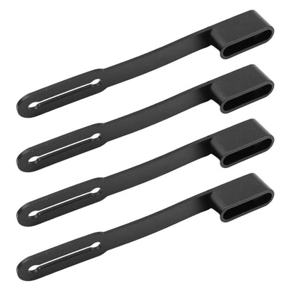 Universal 4-Way Flat Trailer Plug Dust Cap — Rubber Connector Boot with Safety Loop
