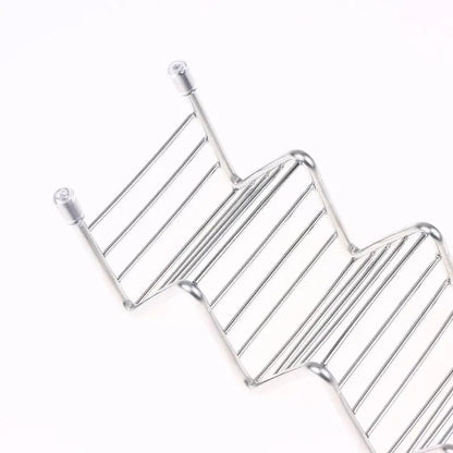 Stainless Steel Soap Rack 2/3 Grids Moisture-Proof Sink Storage Shelf